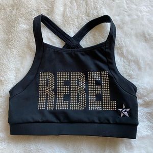 Rebel athletic sports bra YS
